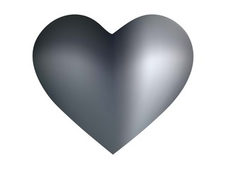 Gradient background in the form of a heart.