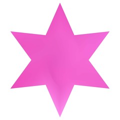 Smooth background in the form of hexagram.