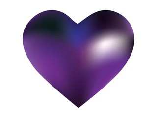 Gradient background in the form of a heart.