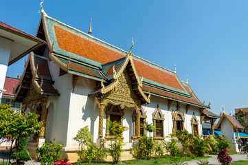 Wat Chiang Man was built by Mangrai: 209 in 1297. It was the first temple in Chiang Mai, the location of Wiang Nop Buri, a fortress of Lawa people. © Kittipong