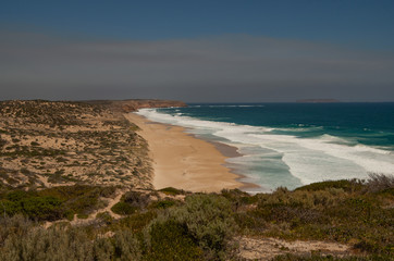 Pristine beaches and the rugged coastline of Yorke Peninsula, located west of Adelaide in South Australia