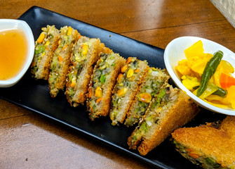 grilled chicken with vegetables