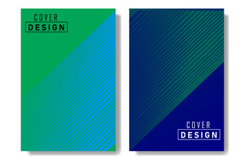magazine, book, web cover design. with gradation concept