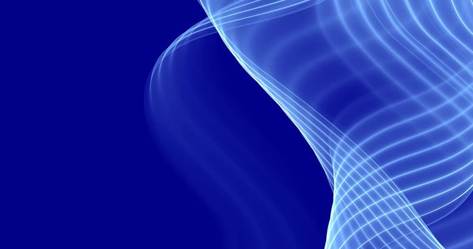 Abstract line dance on screen