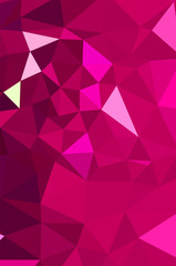 Pink Polygonal Mosaic Background, Creative Design