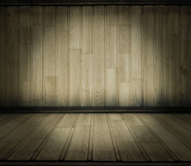 old wooden interior