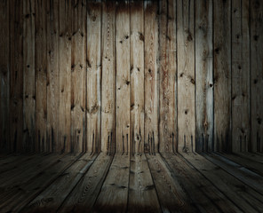 old wooden interior