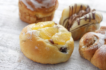 菓子パンのクローズアップのイメージ写真