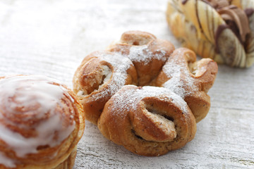 菓子パンのクローズアップのイメージ写真