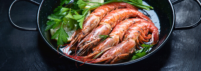 Roasted  prawn  shrimps