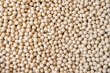 木製の玉の集合