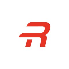 R Logo Simple and Templates Vector