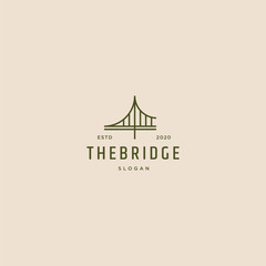 Bridge logo retro vintage template inspiration