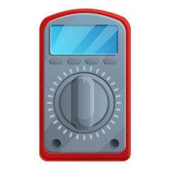 Fototapeta premium Multimeter equipment icon. Cartoon of multimeter equipment vector icon for web design isolated on white background