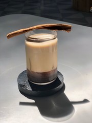 hot chocolate and cream