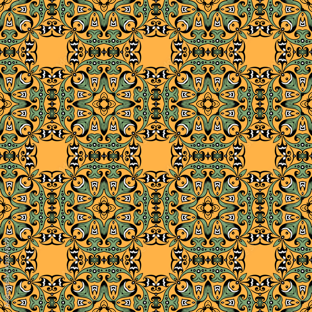 Poster abstract retro elements of geometric shapes and lines vector for design