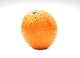 Fresh ripe organic tropical orange isolated on white background