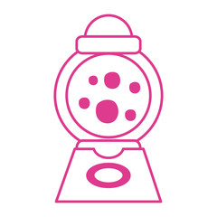 candies dispenser machine isolated icon
