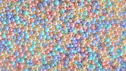 Beautiful, cheerful pattern background. 3d illustration, 3d rendering.