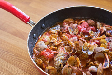 アクアパッツァ（シーフード・地中海料理・トマト料理・イタリア料理）