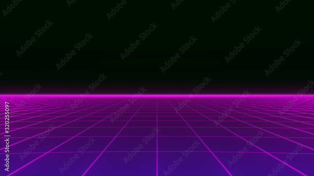Poster Abstract Geometric Wireframe Tunnel Structure Fly Through Background. Futuristic Connection Polygonal Line Illustration.