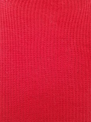 red knitted fabric
