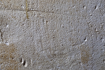 texture of old dirty shabby foam.