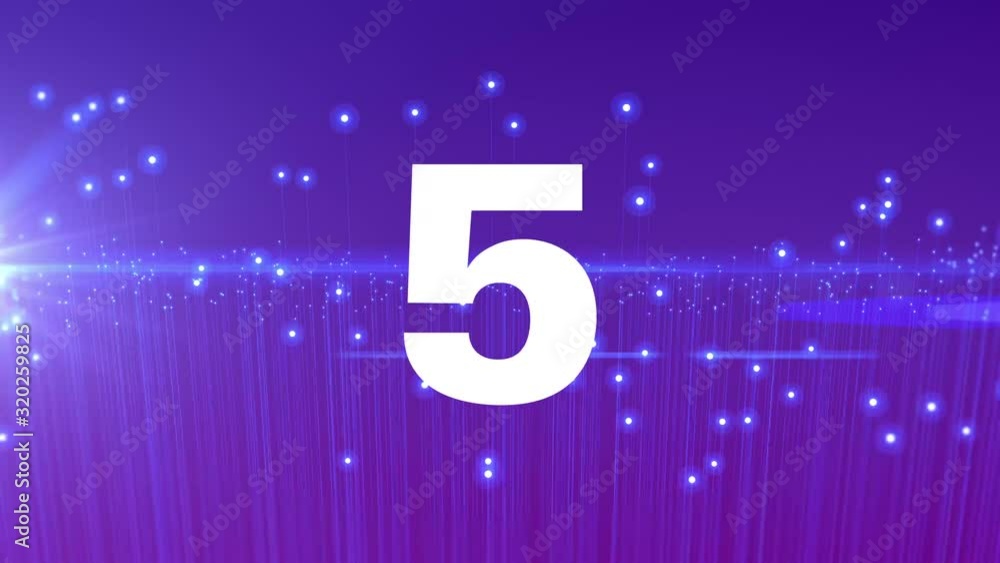 Poster counting down against node background