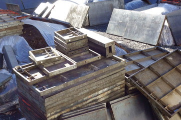 工事現場の工事用具道具類の保管