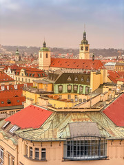 Obraz premium Prague from above