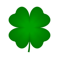 Four leaf clover icon. Vector.