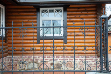 Beautiful windows in an Orthodox monastery