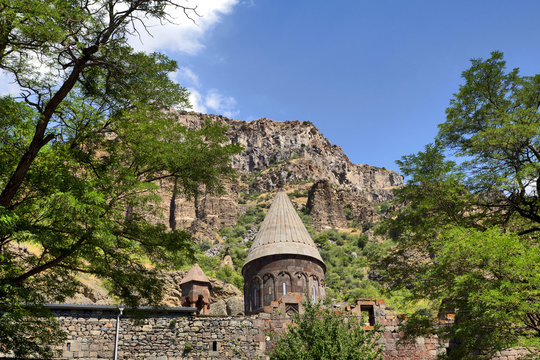 Geghard, Armenia:  Cave Monastery - View From The Outside