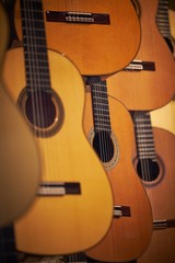 Obraz na płótnie Canvas Close-Up Of Guitars