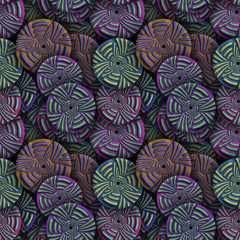 3D Leather seamless background tile