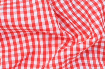 red fabric background