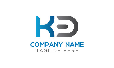 Initial Alphabet KB Logo Design vector Template. Linked Letter KB Logo Vector