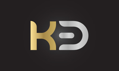 Initial Alphabet KB Logo Design vector Template. Linked Letter KB Logo Vector