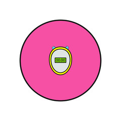 vector icon, sports digital stopwatch