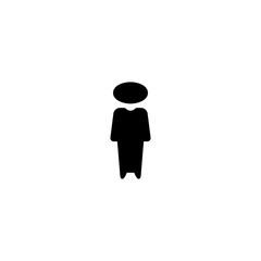 Person icon. Worker symbol. Human sign Logo design element