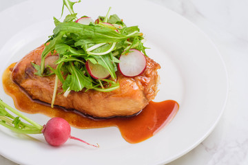 チキンの照り焼き