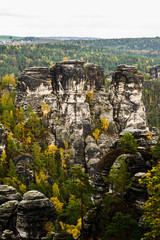 Elbe Sandstone mountains, Saxon Switzerland National Park, Dresden, Germany