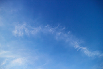 blue sky with white clouds