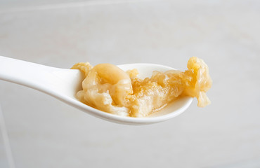 Traditional health food nourishing food closeup