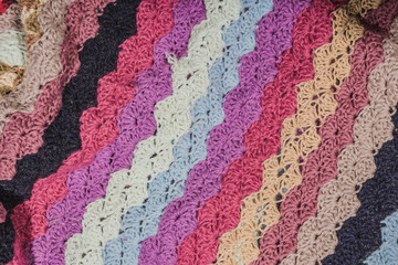 Obraz premium Knitted blanket