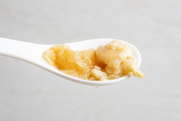 Traditional health food nourishing food closeup