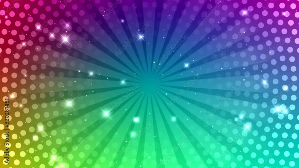 Poster retro rays abstract motion background