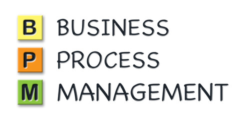 BPM initials in colored 3d cubes with meaning