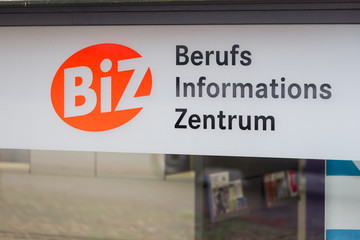 berufsinformations zentrum schild agentur für arbeit