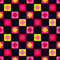 Ethnic boho ornament. Seamless pattern. Tribal motif. Vector illustration for web design or print.